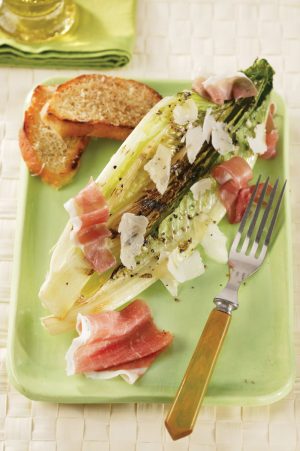 Grilled Parma Caesar Salad