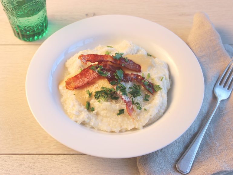 Grits with Prosciutto Recipe - Prosciutto Di Parma