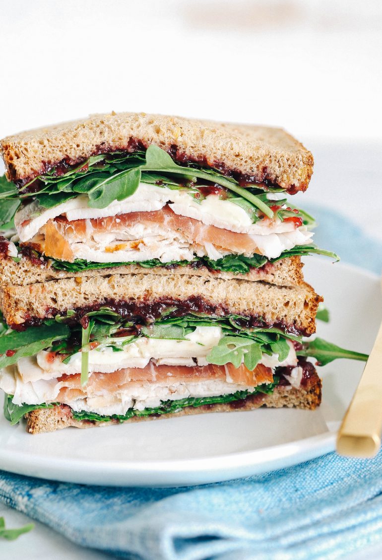 Prosciutto Sandwich with Turkey and Cranberry Sauce - Prosciutto Di Parma