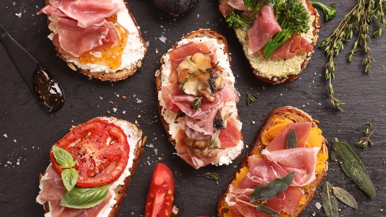 Holiday Crostini - Prosciutto Di Parma